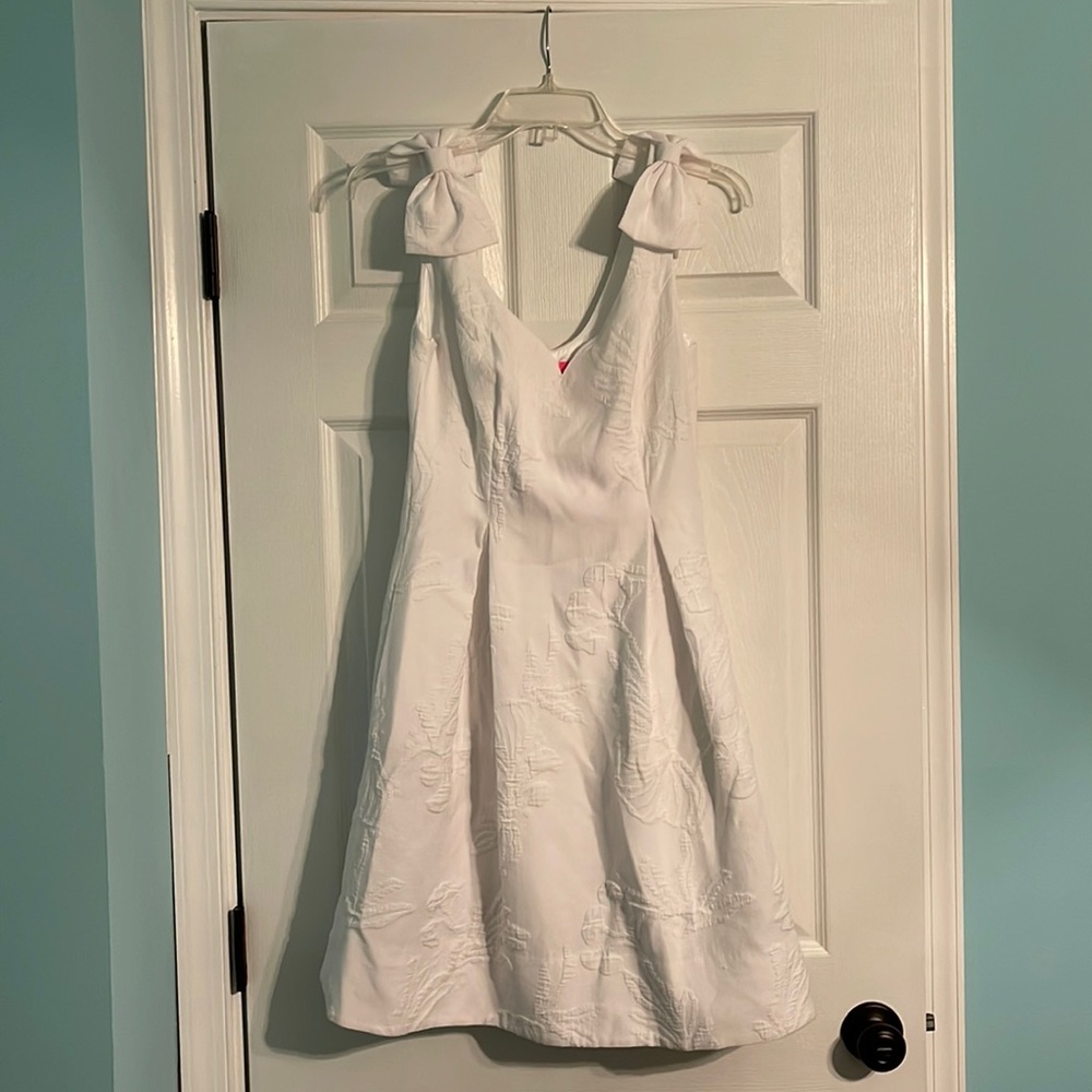 Lilly Pulitzer White Jacquard Dress
